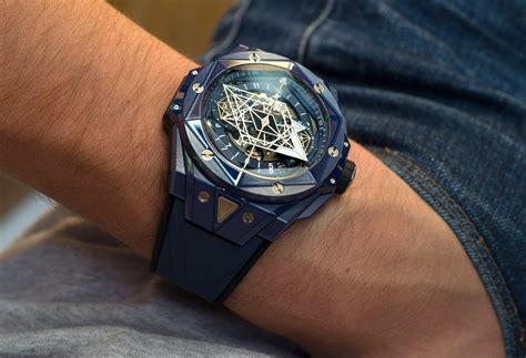 hublot big bang seang bleu silver